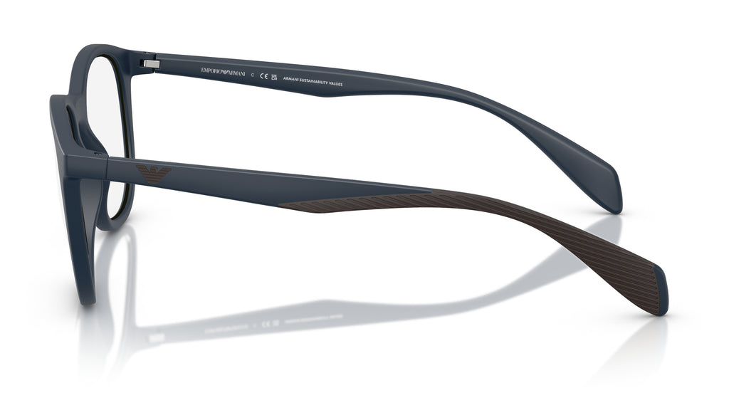 Emporio Armani EA4211 61851W Bleu mat - vue de côté