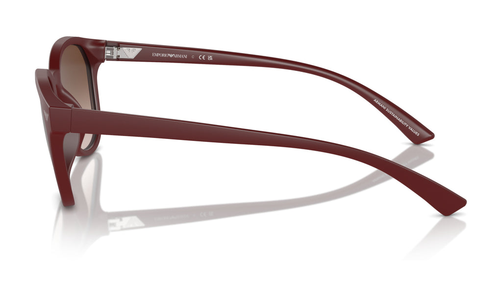 Emporio Armani EA4225U 610113 Bordeaux mat - vue de côté