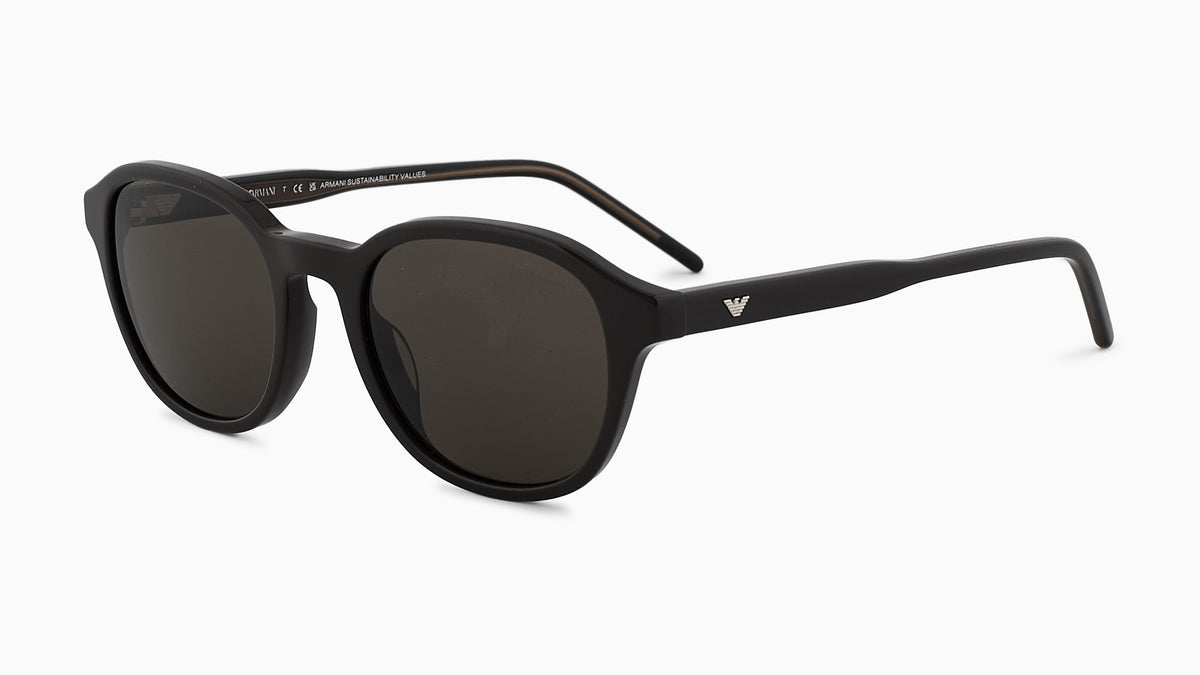 Emporio Armani EA4247U 625573 Marron brillant - vue trois-quarts