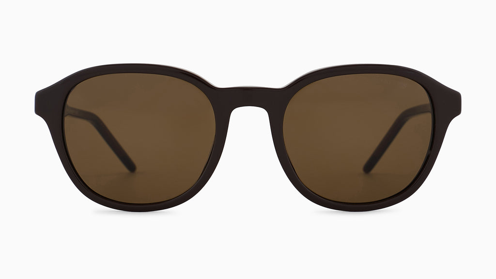 Emporio Armani EA4247U 625573 Marron brillant - vue de face