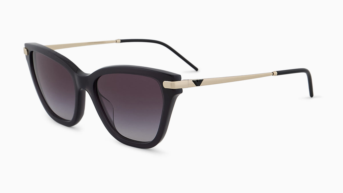 Emporio Armani EA4251 62628G Noir opalin brillant - vue trois-quarts