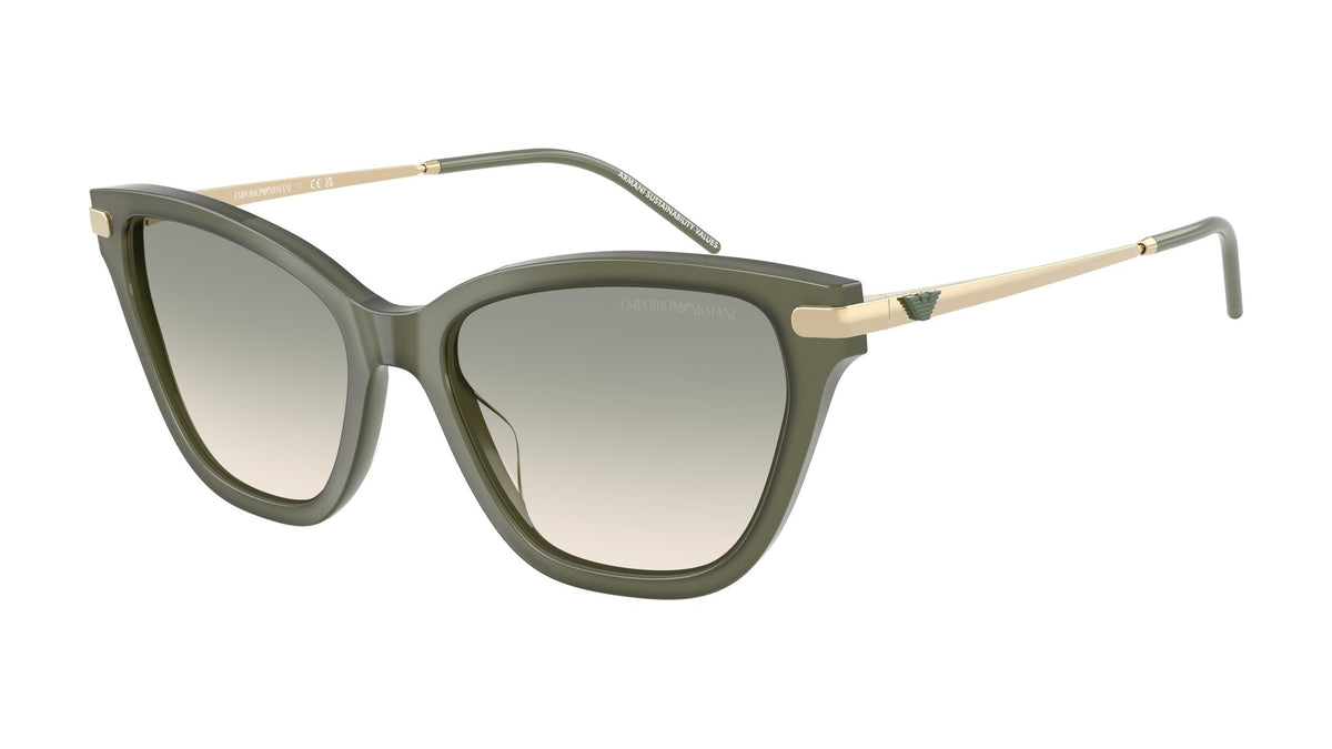 Emporio Armani EA4251 62642C Vert opalin brillant - vue trois-quarts