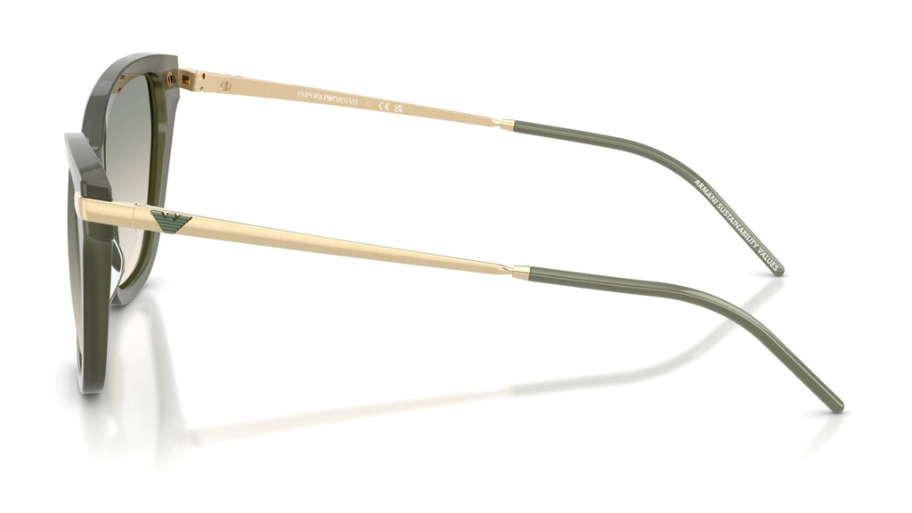 Emporio Armani EA4251 62642C Vert opalin brillant - vue de côté