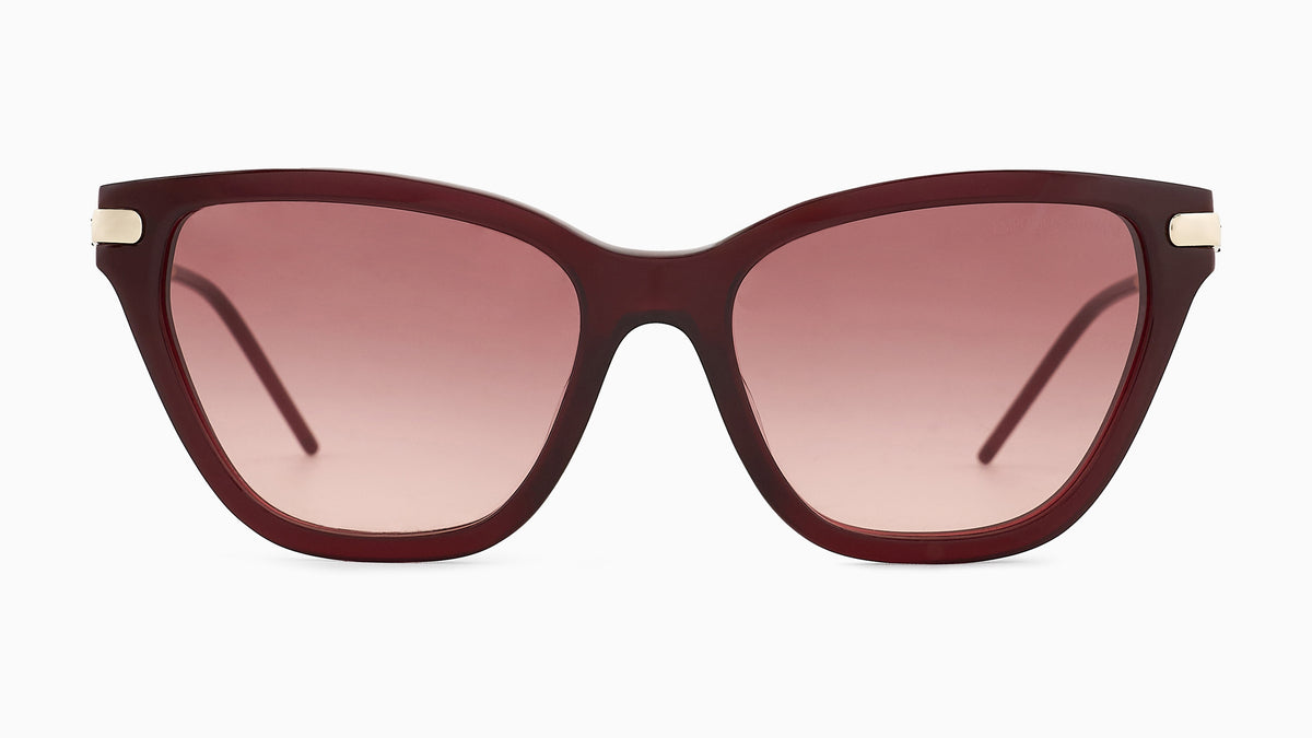 Emporio Armani EA4251 62658D Bordeaux opalin brillant - vue de face