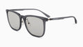 Emporio Armani EA4255D 502987 Gris transparent brillant - vue trois-quarts