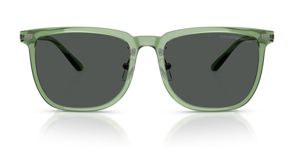 Emporio Armani EA4255D 536287 Vert transparent brillant - vue de face
