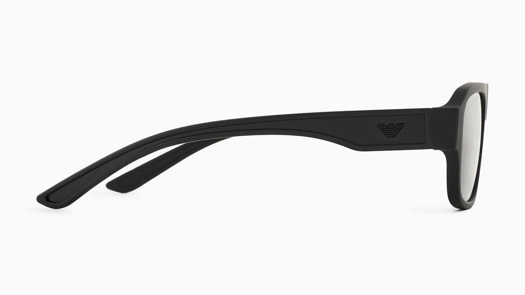 Emporio Armani EA4266U 500187 Noir mat caoutchouté - vue de côté
