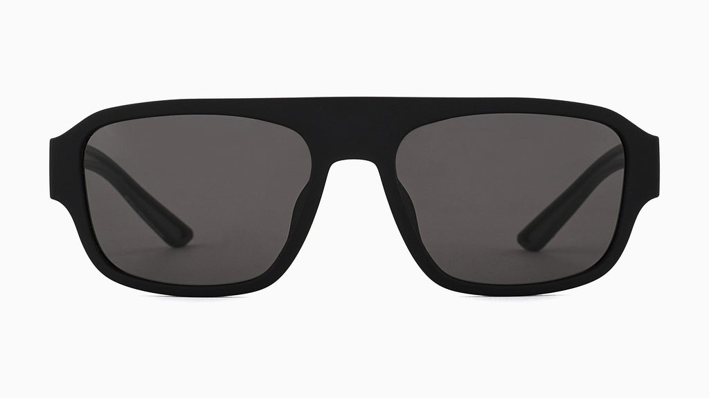 Emporio Armani EA4266U 500187 Noir mat caoutchouté - vue de face