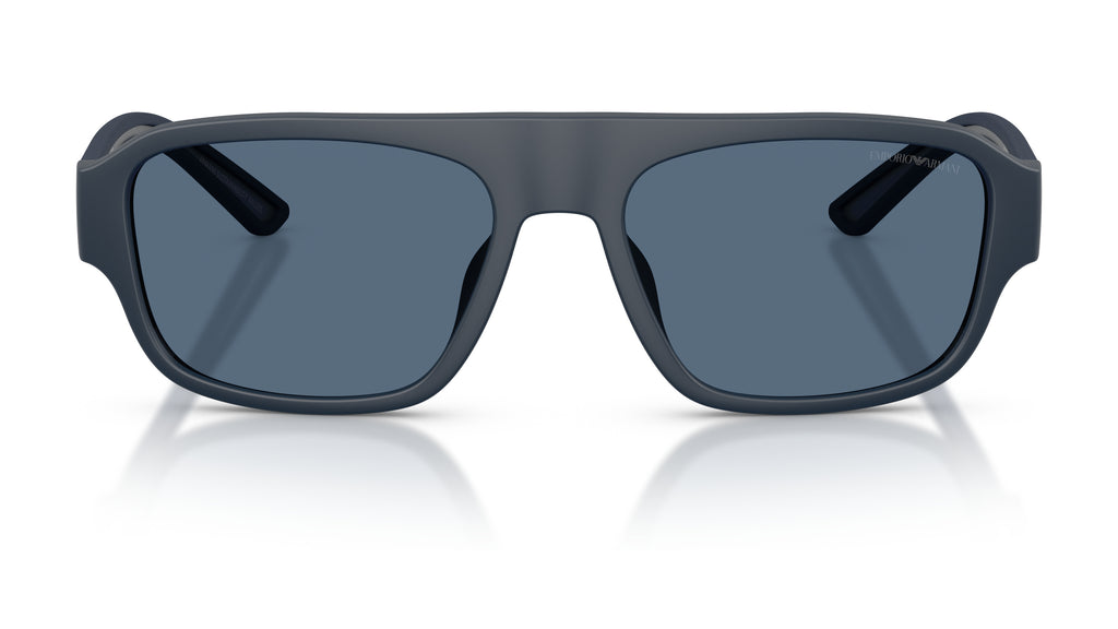 Emporio Armani EA4266U 618580 Bleu mat caoutchouté - vue de face