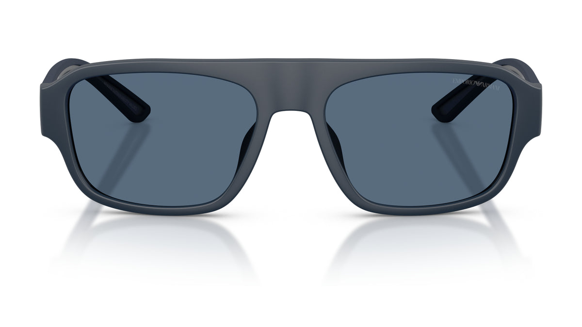 Emporio Armani EA4266U 618580 Bleu mat caoutchouté - vue de face