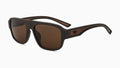 Emporio Armani EA4266U 618673 Marron mat caoutchouté - vue trois-quarts