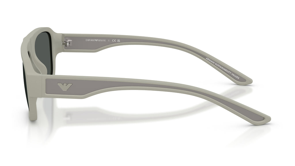 Emporio Armani EA4266U 636087 Gris mat caoutchouté - vue de côté