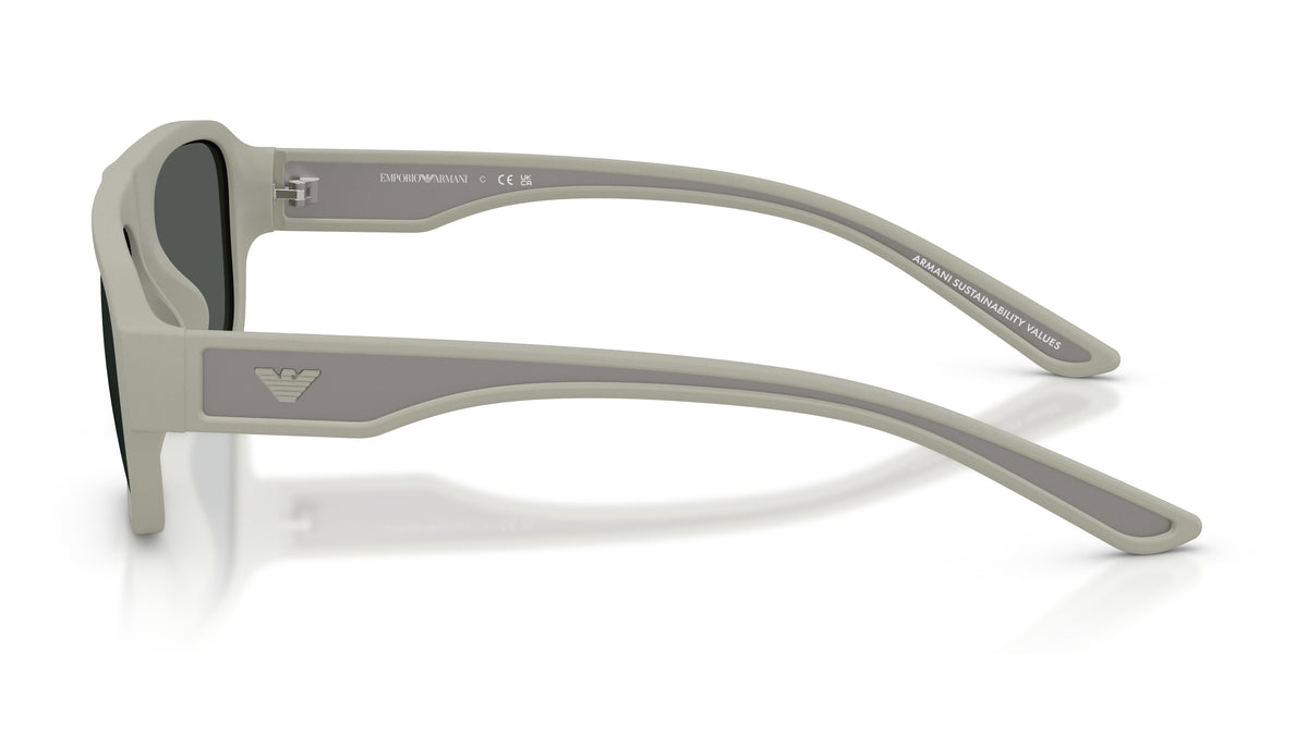 Emporio Armani EA4266U 636087 Gris mat caoutchouté - vue de côté