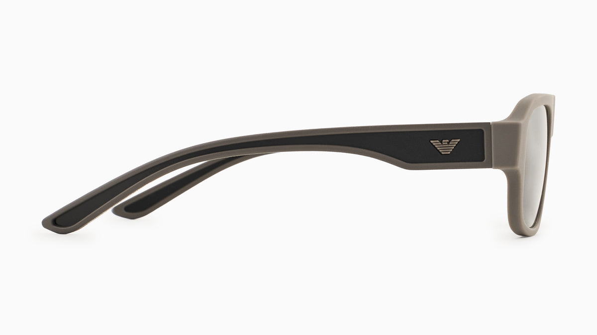 Emporio Armani EA4266U 636187 Marron clair mat caoutchouté - vue de côté