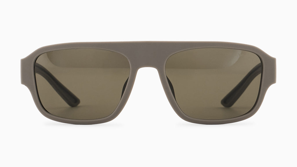 Emporio Armani EA4266U 636187 Marron clair mat caoutchouté - vue de face