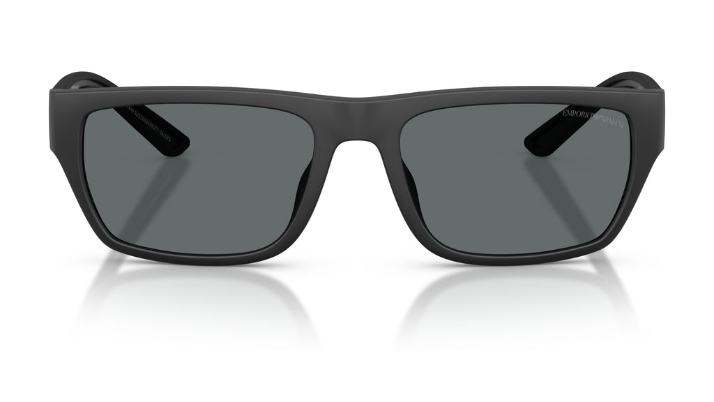 Emporio Armani EA4267U 500181 Noir mat caoutchouté - vue de face