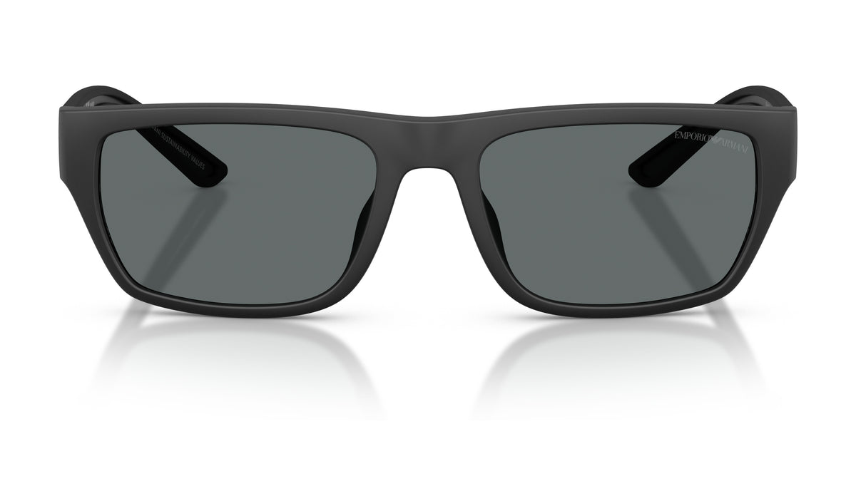 Emporio Armani EA4267U 500181 Noir mat caoutchouté - vue de face