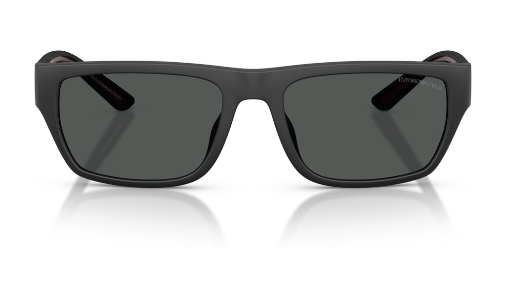 Emporio Armani EA4267U 500987 Noir mat caoutchouté - vue de face