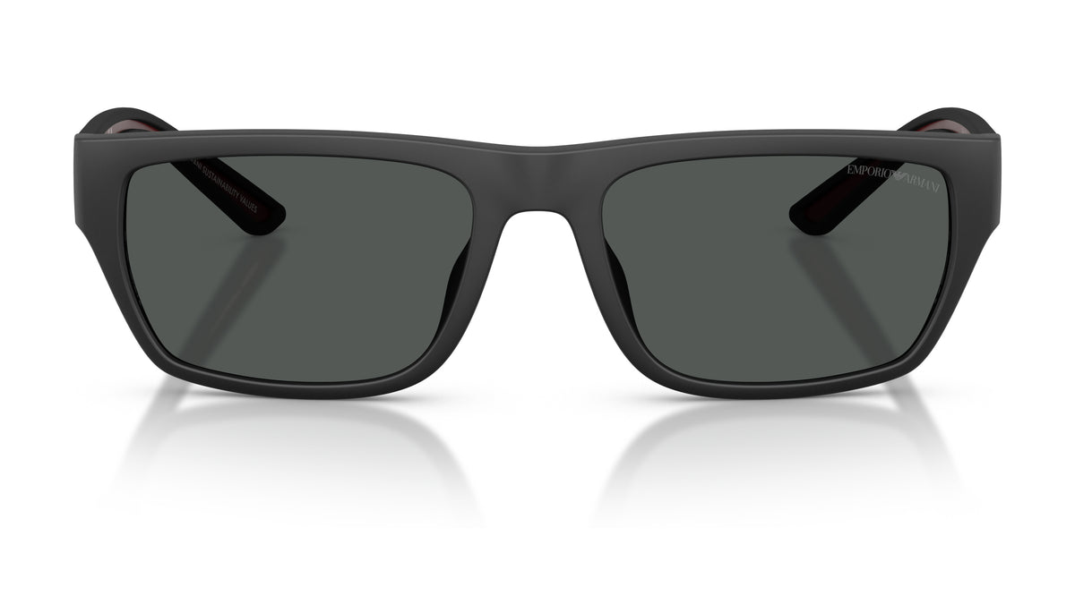 Emporio Armani EA4267U 500987 Noir mat caoutchouté - vue de face
