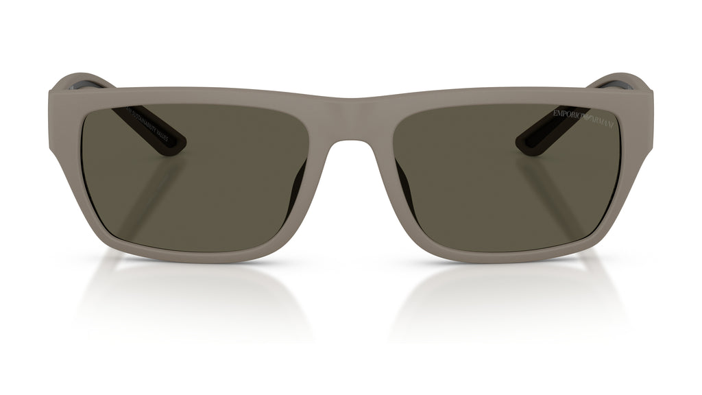 Emporio Armani EA4267U 636187 Marron clair mat caoutchouté - vue de face