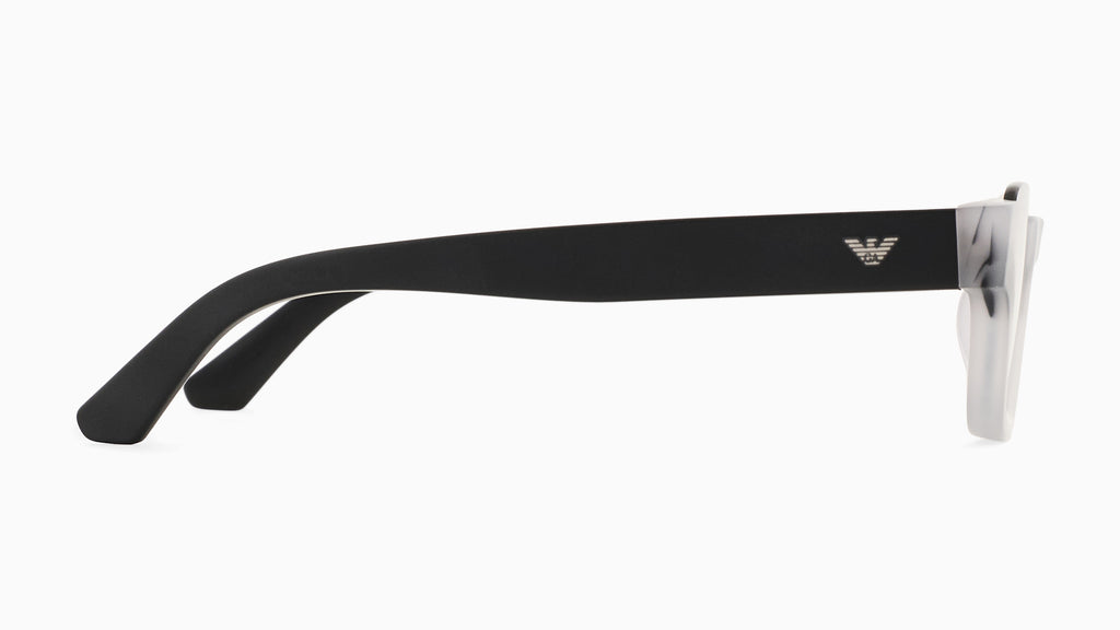 Emporio Armani EA4268U 63677N Havane rayé gris mat - vue de côté