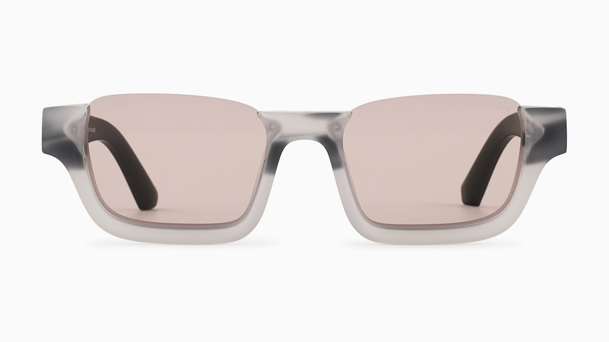 Emporio Armani EA4268U 63677N Havane rayé gris mat - vue de face