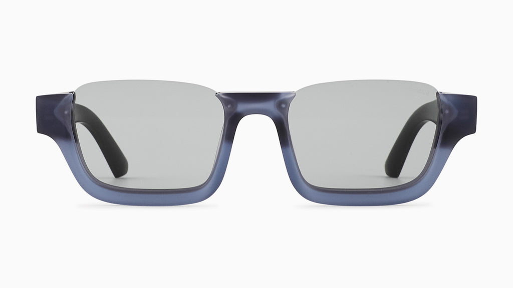 Emporio Armani EA4268U 6368/1 Havane rayé bleu mat - vue de face