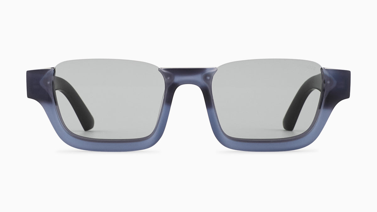 Emporio Armani EA4268U 6368/1 Havane rayé bleu mat - vue de face
