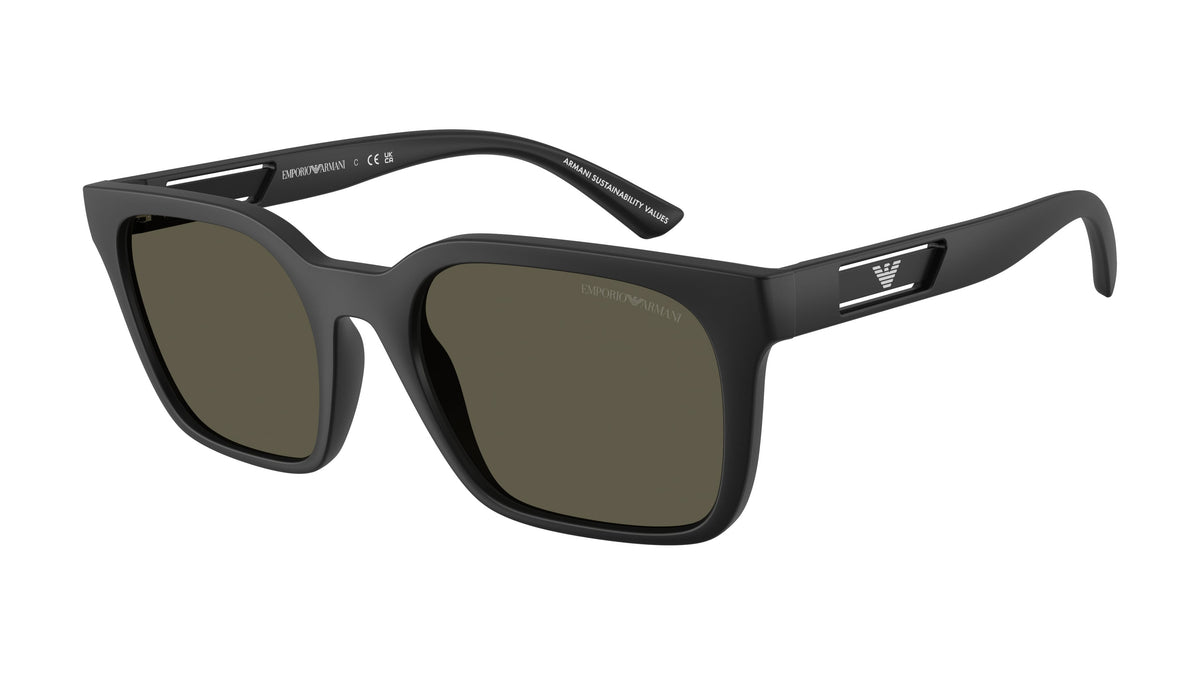 Emporio Armani EA4269 500187 Noir mat - vue trois-quarts