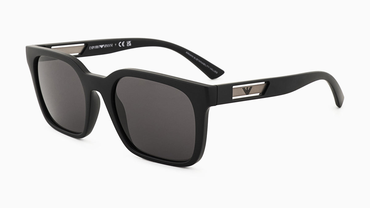 Emporio Armani EA4269 500987 Noir mat - vue trois-quarts