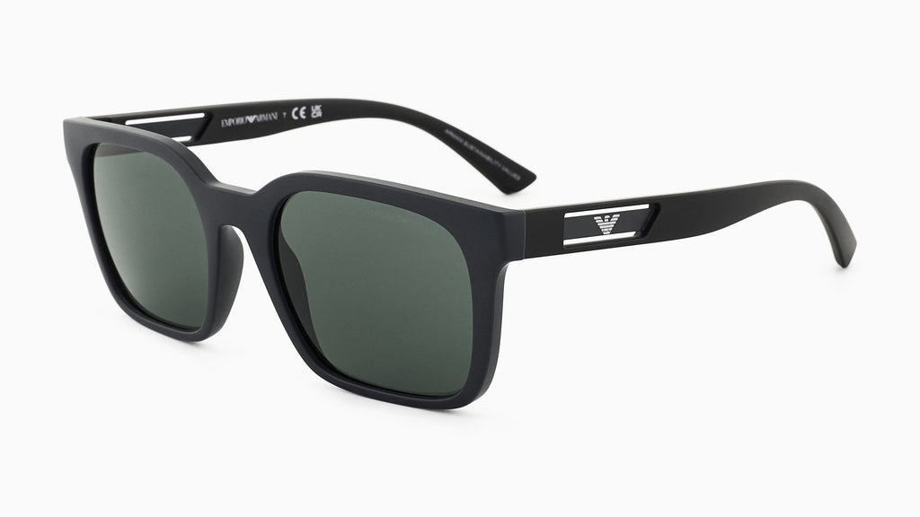 Emporio Armani EA4269 637071 Pétrole mat - vue trois-quarts