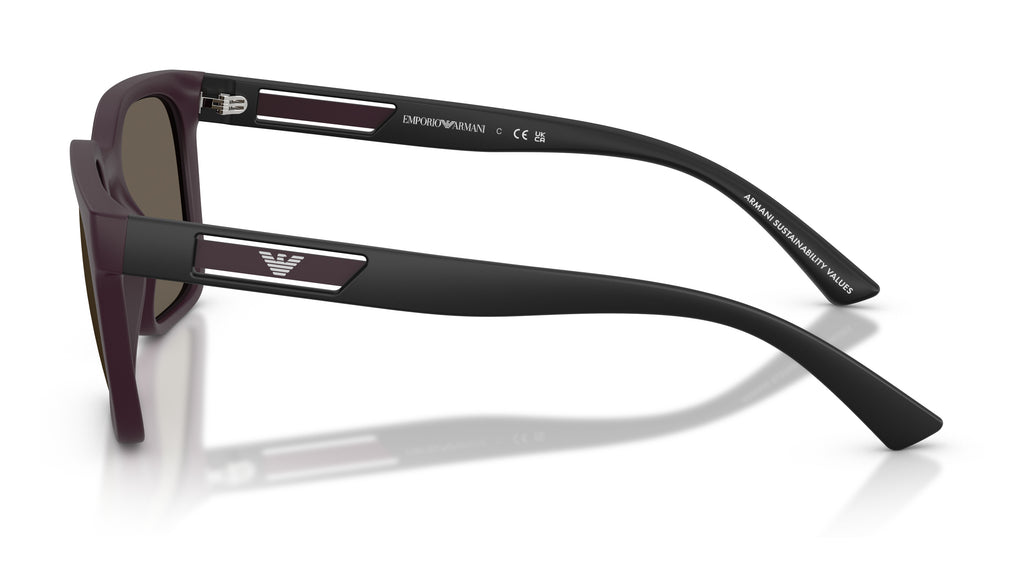 Emporio Armani EA4269 6371/3 Prune mat - vue de côté