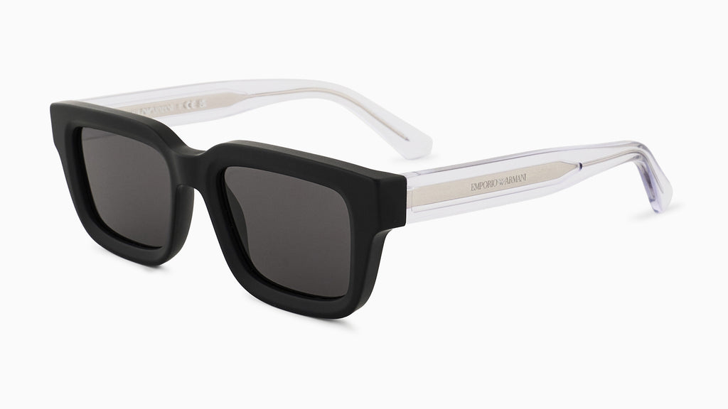 Emporio Armani EA4270 500187 Noir mat - vue trois-quarts