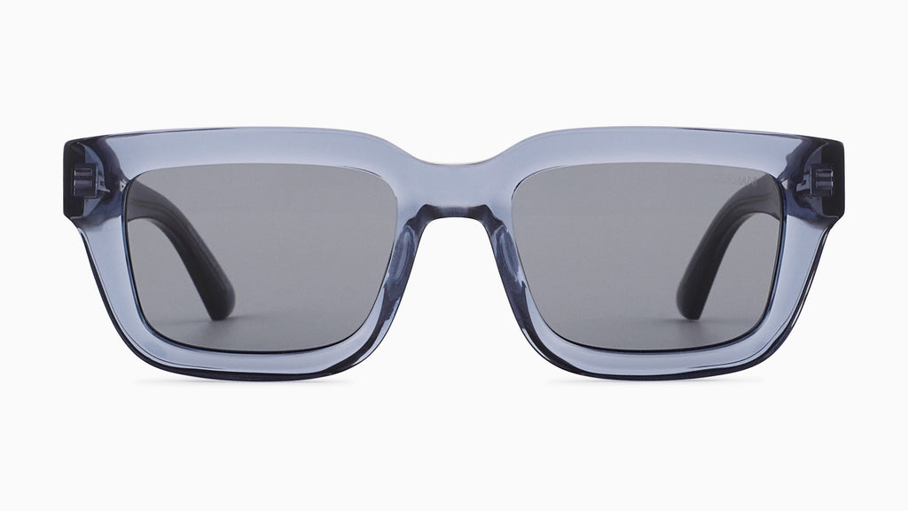 Emporio Armani EA4270 636280 Bleu transparent brillant - vue de face