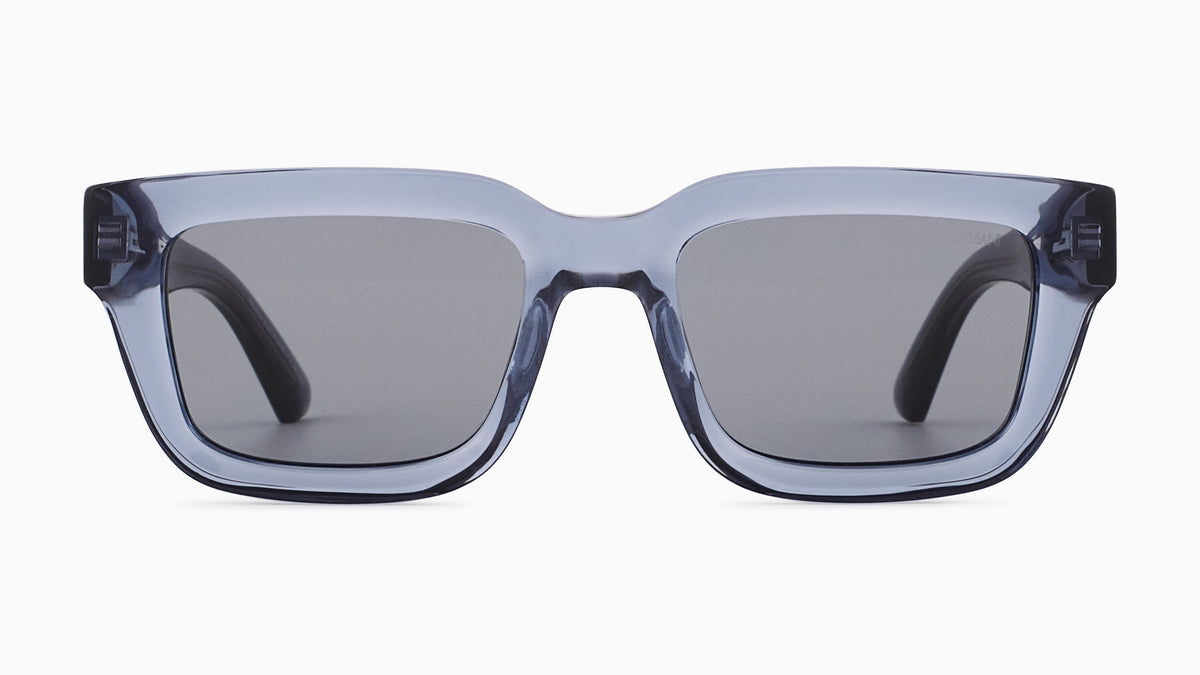 Emporio Armani EA4270 636280 Bleu transparent brillant - vue de face