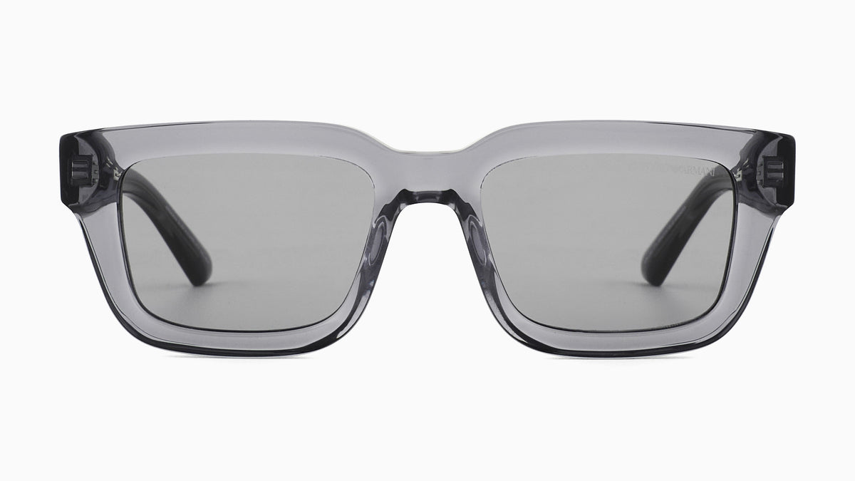 Emporio Armani EA4270 6364/1 Gris transparent brillant - vue de face