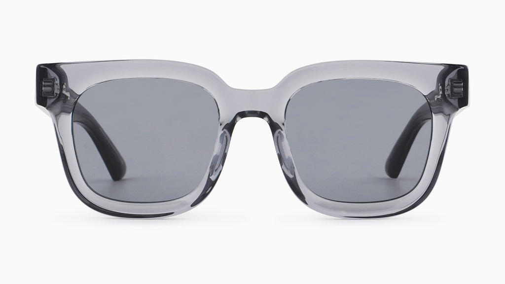 Emporio Armani EA4271 636480 Gris transparent brillant - vue de face