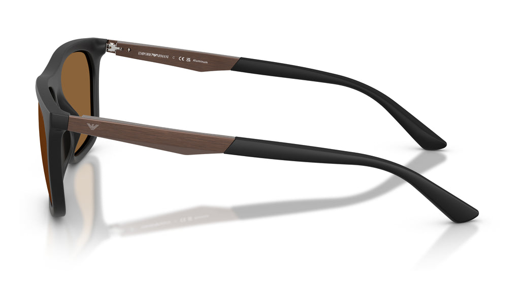 Emporio Armani EA4272U 637573 Noir mat - vue de côté