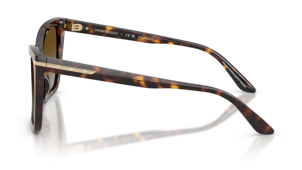 Emporio Armani EA4273BU 5026T5 Havane brillant - vue de côté