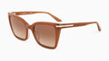 Emporio Armani EA4273BU 637613 Tabac brillant - vue trois-quarts