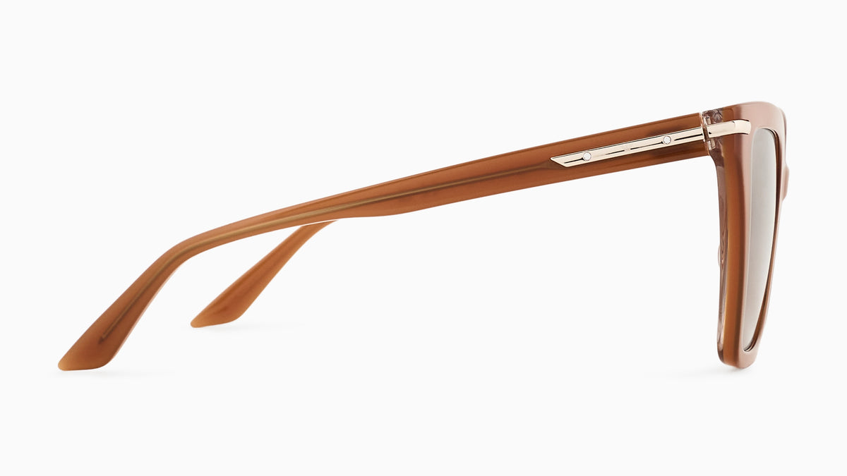 Emporio Armani EA4273BU 637613 Tabac brillant - vue de côté