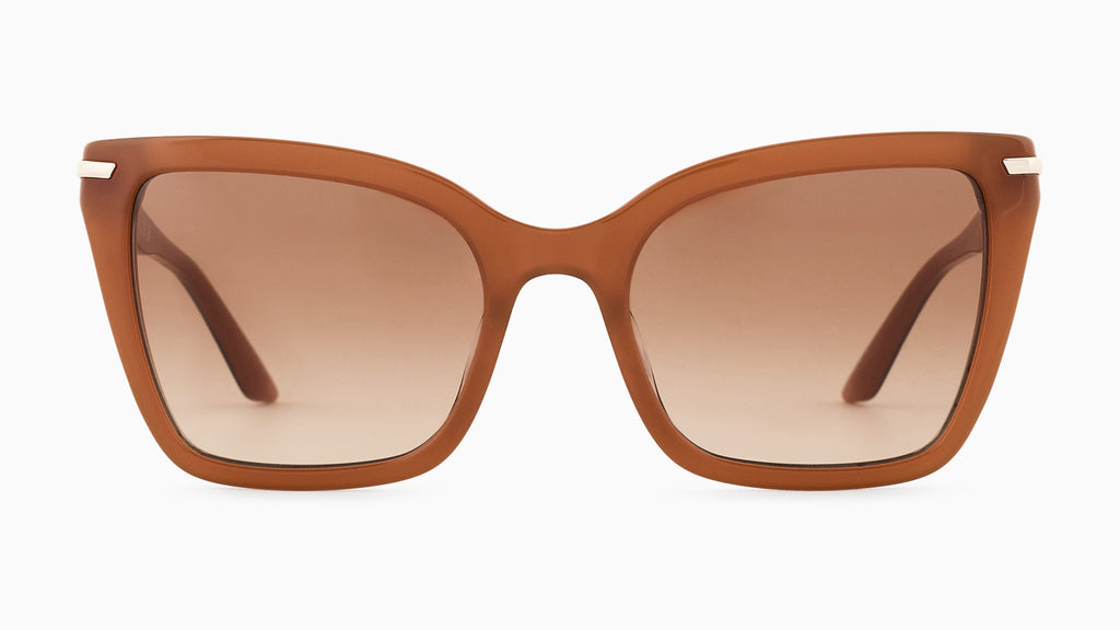 Emporio Armani EA4273BU 637613 Tabac brillant - vue de face
