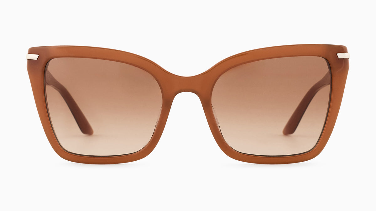 Emporio Armani EA4273BU 637613 Tabac brillant - vue de face