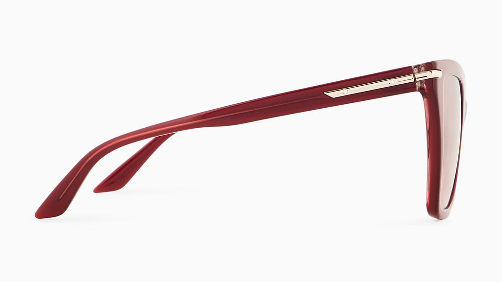 Emporio Armani EA4273BU 6377A5 Bordeaux brillant - vue de côté