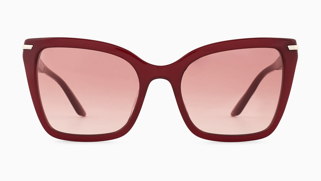 Emporio Armani EA4273BU 6377A5 Bordeaux brillant - vue de face