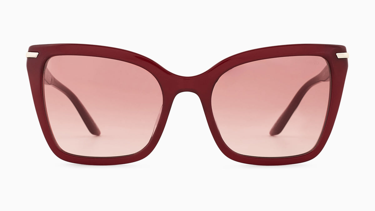 Emporio Armani EA4273BU 6377A5 Bordeaux brillant - vue de face
