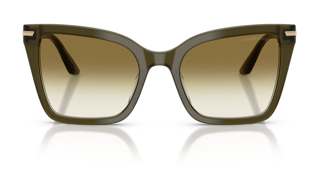 Emporio Armani EA4273BU 63788E Vert foncé brillant - vue de face
