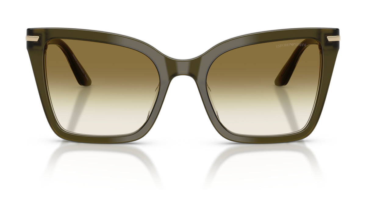 Emporio Armani EA4273BU 63788E Vert foncé brillant - vue de face