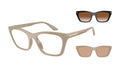 Emporio Armani EA4274BU 63791W Tundra brillant - vue trois-quarts