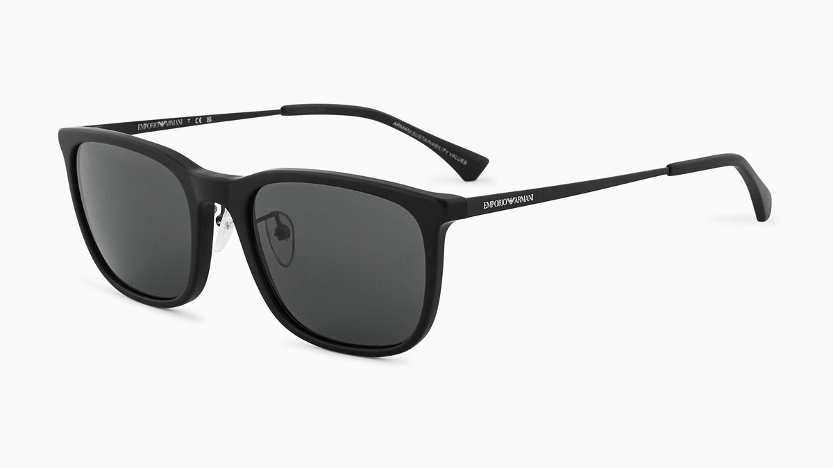 Emporio Armani EA4275D 500187 Noir mat - vue trois-quarts